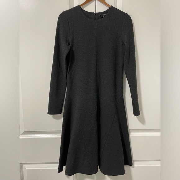 THEORY -Women's Mloyd Idol wool blend Jersey Dress - Picture 3 of 6